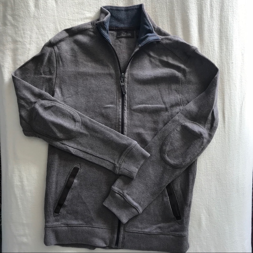 Brown Zip-up Sweater